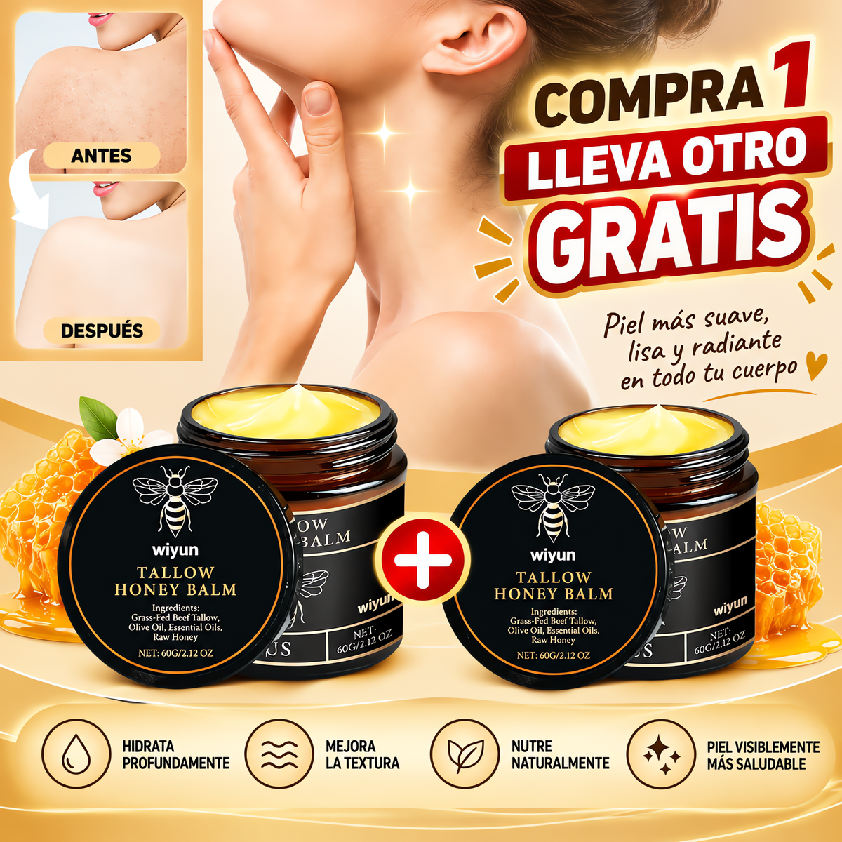 Bálsamo de Sebo y Miel