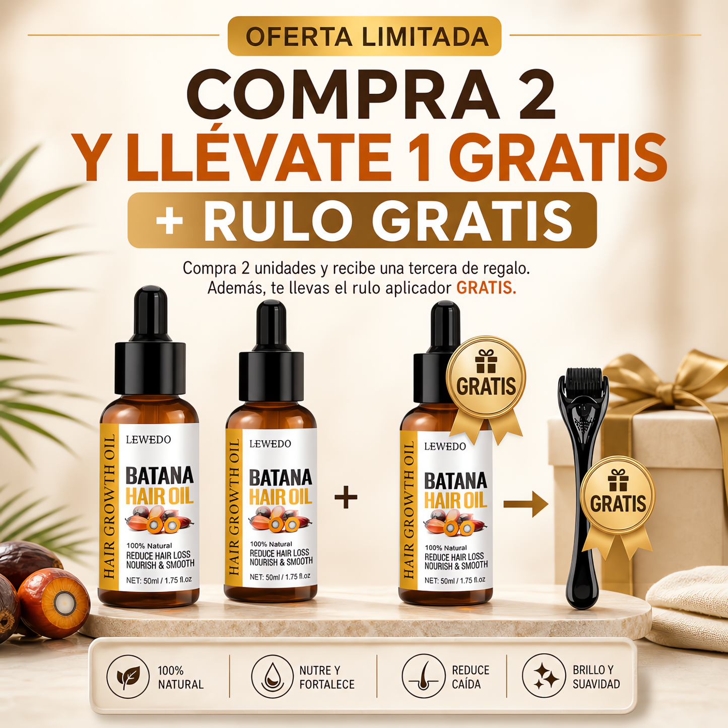 Aceite de Batana 100% Puro — Crecimiento Capilar